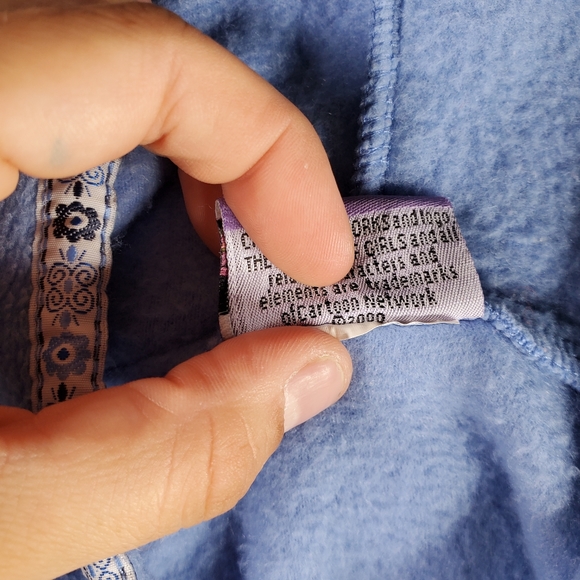 Vintage y2k Powderpuff girls Fleece Anorak Hoodie - Picture 6 of 9